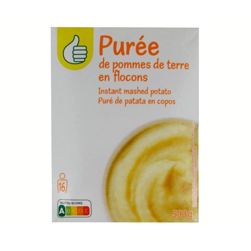 PRODUCTO ECONÓMICO ALCAMPO Puré de patatas 375 g.