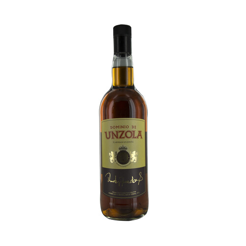 DOMINIO DE UNZOLA Bebida espirituosa de Brandy elaborada en España DOMINIO DE UNZOLA botella de 1 l.