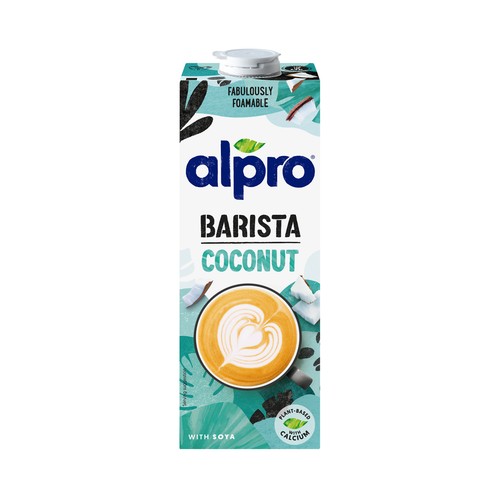 ALPRO Barista Bebida vegetal de coco y soja, especial para el café 1 l.