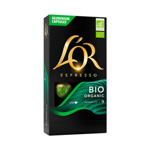 L'OR Café Espresso en cápsulas, intensidad ecológico L´OR ESPRESSO 10 uds. 52 g.