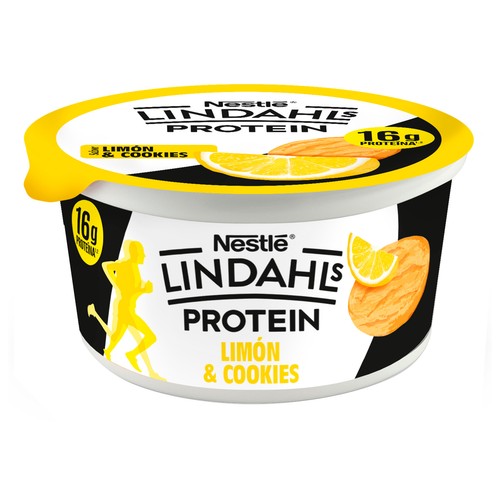 LINDAHLS Pro+ de Nestlé Bebida de leche fermentada con sabor a fresa y alto contenido en proteínas y vitamina D 330 ml.