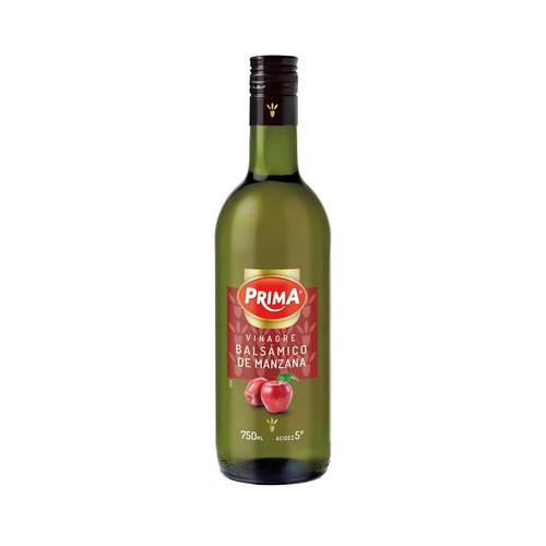 PRIMA Vinagre balsámico de manzana botella de 750 ml.