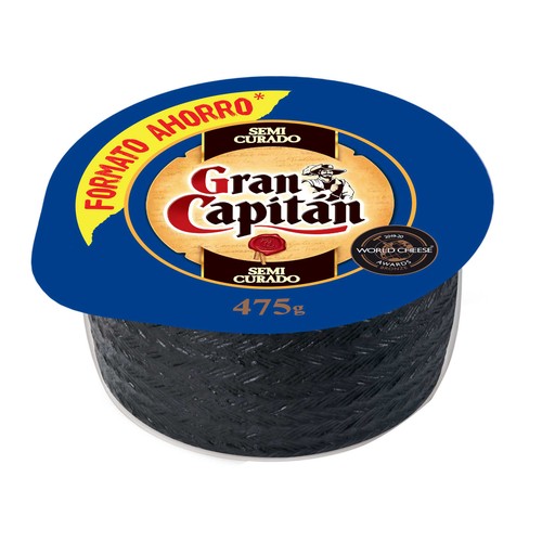 GRAN CAPITÁN Queso mezcla semicurado GRAN CAPITÁN 475 g.