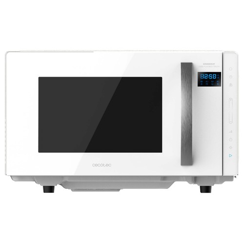Microondas sin plato CECOTEC GrandHeat 2300 Flatbed Touch White, color blanco, capacidad 23L, potencia: 800W.