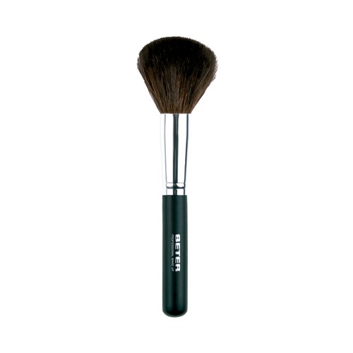BETER Brocha de maquillaje gruesa de 18.5 cm, de pelo de cabra.