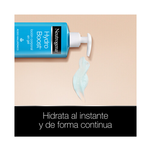 NEUTRÓGENA Loción corporal hidratante en gel, con ácido Hialurónico, para pieles normales NEUTRÓGENA Hydro boost 400 ml.