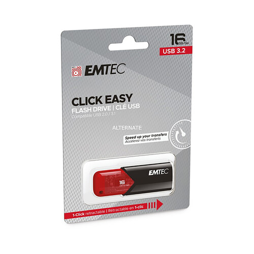 Memoria 16GB EMTEC Easy Click, usb 3.0.