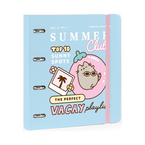 Carpeta 4 anillas polipropileno Pusheen. GRUPO ERIK