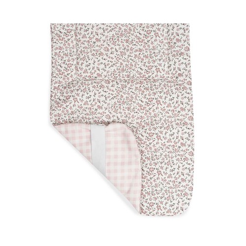 Colchoneta reversible nido abeja + Flores para silla de paseo, DON ALGODÓN.