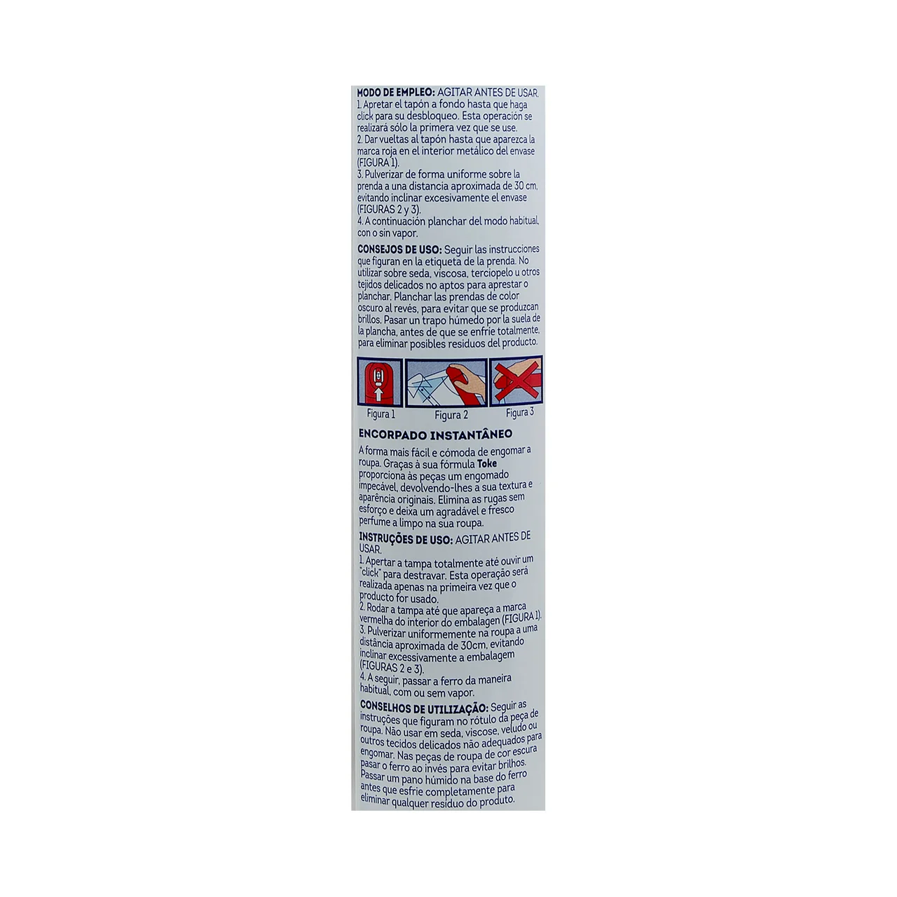 TOKE Apresto quita arrugas en aerosol TOKE APRESTO 500 ml.