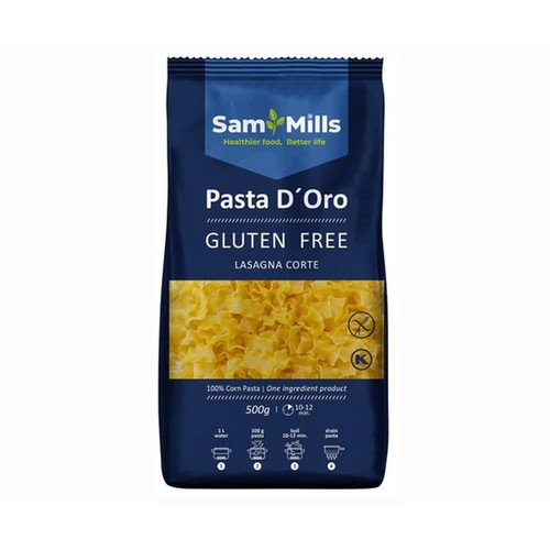 SAM MILLS Pasta lasaña corta 500 g.