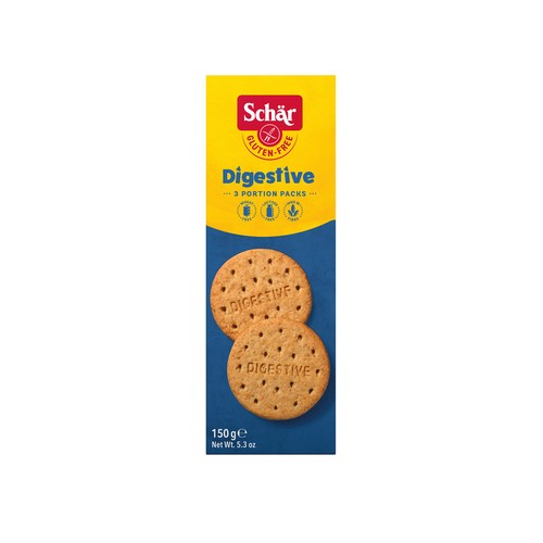SCHÄR Galletas Digestive sin gluten 150 g.