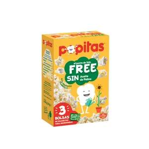 POPITAS Palomitas para microondas 3 uds. x 90 g.