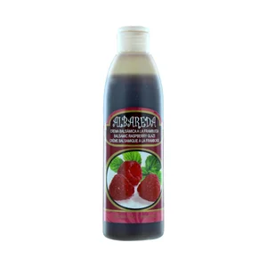 ALBAREDA Crema de vinagre balsámico con sabor a frambuesa ALBAREDA 250 ml.