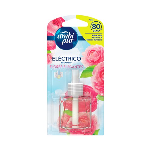 AMBIPUR Recambio de 21.5 ml. de ambientador eléctrico Elegance AMBIPUR 21,5 ml..