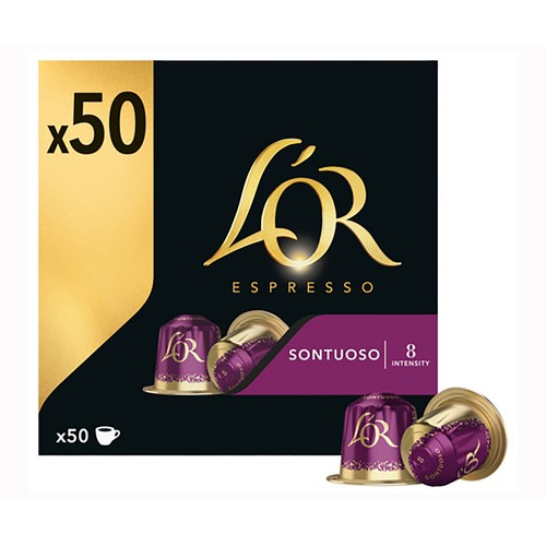 L'OR Café en cápsulas sontuosa 50 uds. 260 g.
