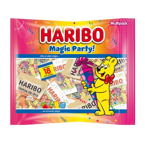 HARIBO MAGIC PARTY! Golosinas surtido (caramelos de goma) 450 g.