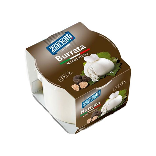 ZANETTI Burrata con trufa negra 125 g.