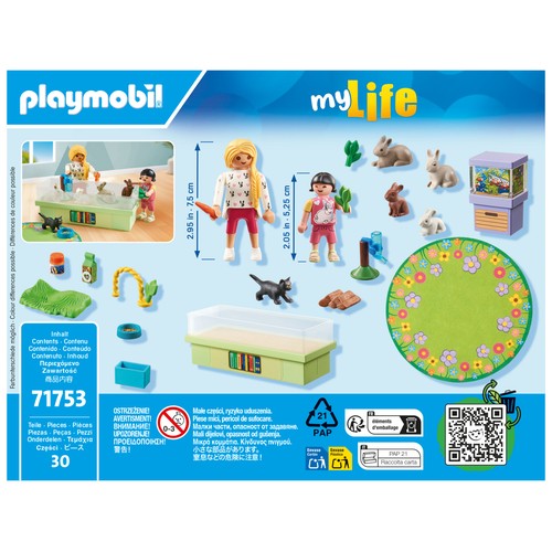 PLAYMOBIL, familia de conejos