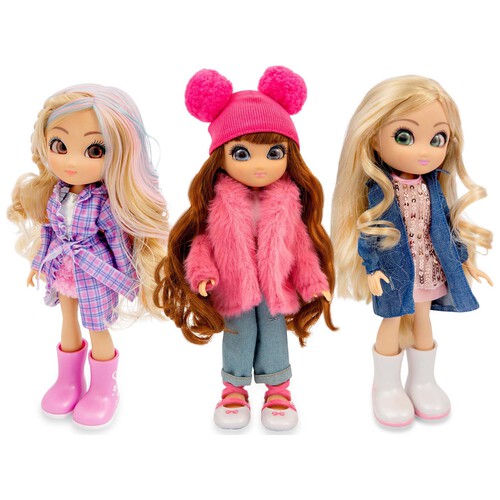 Muñeca fashion doll de ojos mágicos UNIQUE EYES