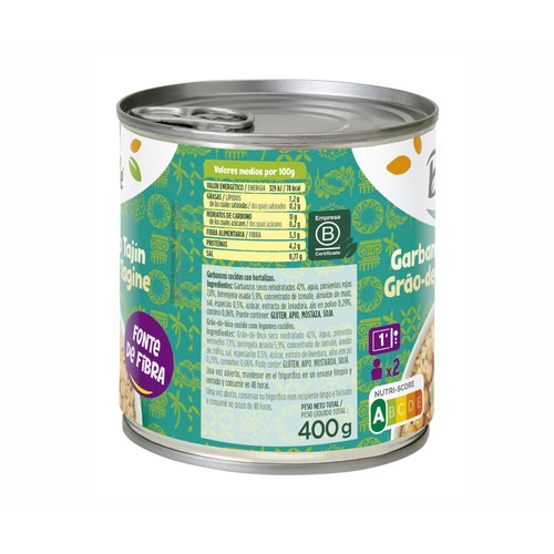 BONDUELLE Garbanzos para tahin 400 gr