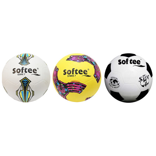 Balón de fútbol talla 4 o talla 5, varios modelos SOFTEE.