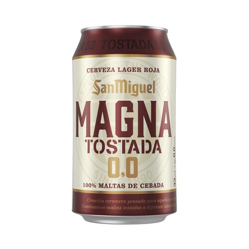 Cerveza 0,0 % SAN MIGUEL MAGNA 33 cl.