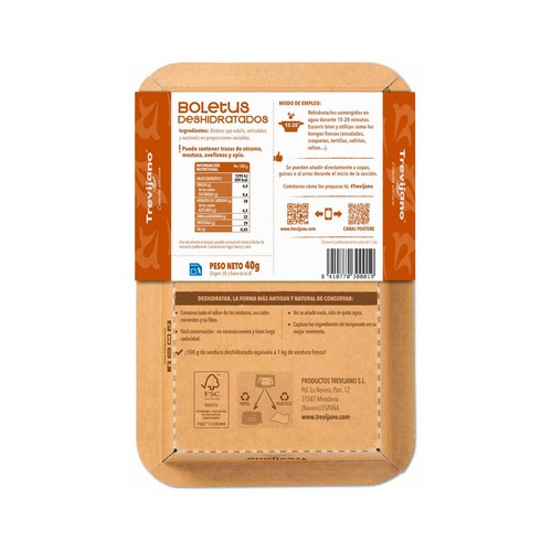 TREVIJANO Boletus deshidratado 40 g.