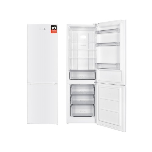 Frigorífico combi 186cm FAGOR 3FFK6637, No Frost, clasificación energética: E, H: 186cm, A: 60cm, F: 60cm, capacidad total: 293L.