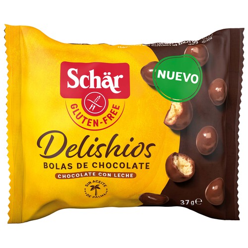SCHÄR Bolas de chocolate sin gluten SCHÄR 37 g.