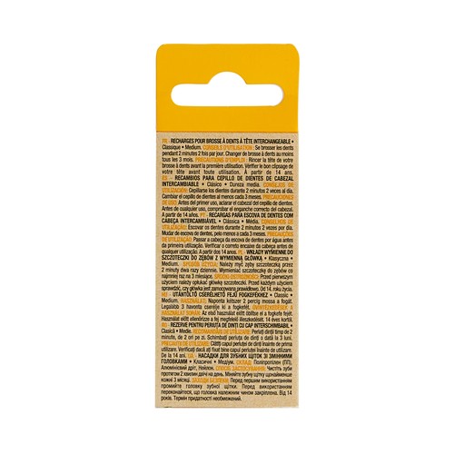 PRODUCTO ALCAMPO Classique Recambios para cepillo de dientes con cabezal con filamentos de dureza media 2 uds.