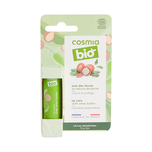 COSMIA Bio Protector labial, nutritivo y protector con manteca de Karité.