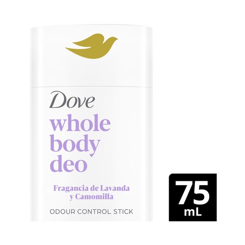 DOVE Desodorante en stick para mujer, para todo el cuerpo 75 ml.