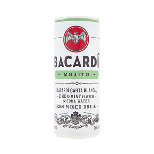 Imagen de BACARDI Combinado Bacardí carta blanca mojito BACARDÍ Lata de 25 cl.