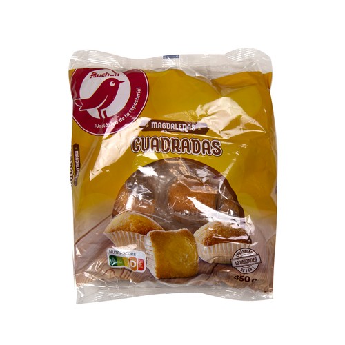 Magdalenas cuadradas PRODUCTO ALCAMPO 350 g.