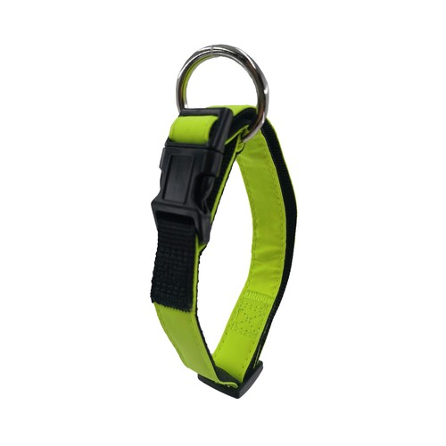 PRODUCTO ALCAMPO Collar de perro (2 cm.) reflectante, para perros S/M 36 - 44 cm.