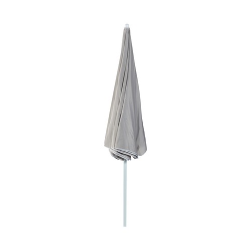 Sombrilla de jardín de acero y poliéster con barra inclinable, 2,4x2,25m. GARDEN STAR ALCAMPO.