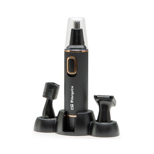 Imagen de Cortapelos 4 en 1 OBREGOZO NO 3600, 3 cabezales intercambiables, Apto para nariz, oreja, barba y cejas.