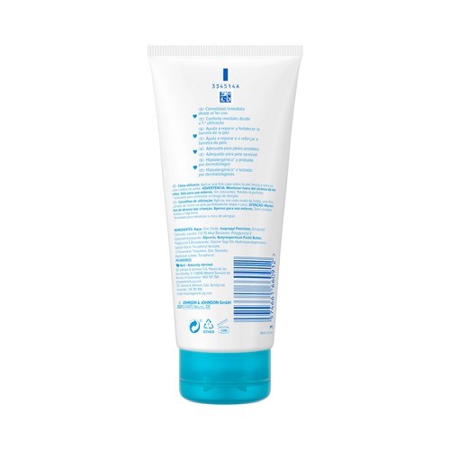 JOHNSON´S Baby Crema protectora para la zona del pañal 100 ml.