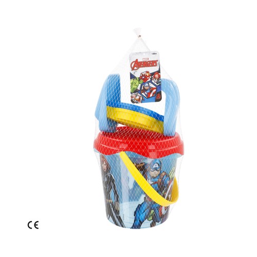 Set cubo de playa D18cm AVENGERS