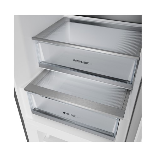 Frigorífico combi 185cm TEKA RBF 64660 Inox, NO FROST, clasificación energética: C, H: 185cm, A: 59,5cm, F: 70cm, capacidad total: 334L.