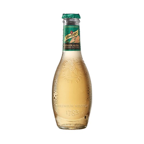 Tónica premium mixer ginger ale y jengibre intenso SHEWEPPES 20cl