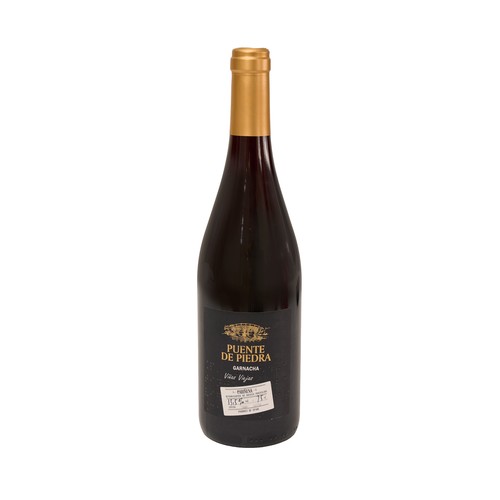 PUENTE DE PIEDRA Viñas viejas Vino tinto con D.O.P Cariñena botella 75 cl.