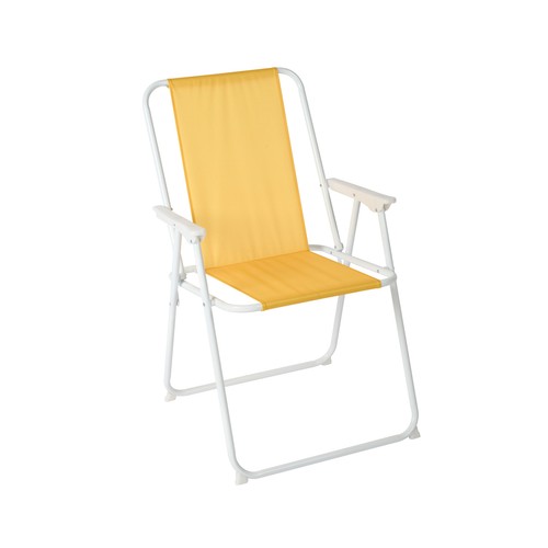 Silla de acero  color amarillo, GARDENSTAR