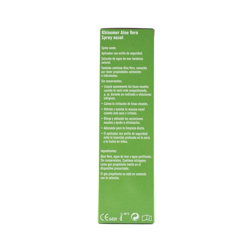 RHINOMER Agua de mar para limpieza nasal fuerza 2 (media) RHINOMER Aloe vera.
