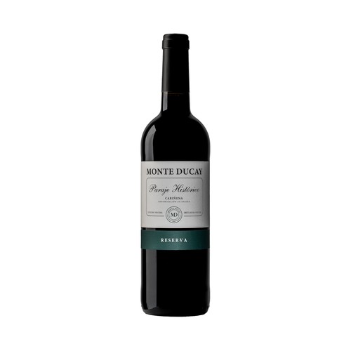 MONTE DUCAY Vino tinto reserva con D.O. Cariñena botella 75 cl.