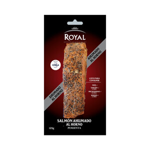 Imagen de ROYAL Salmon ahumado al horno a la pimienta 125 g.