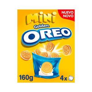 Imagen de OREO Galletas Golden Mini rellenas de crema de vainilla 160 g.