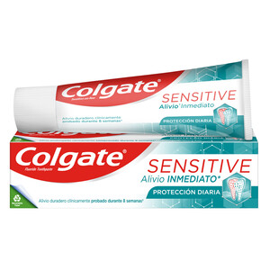 COLGATE Pasta de dientes con flúor, para el alivio inmediato de la sensibilidad dental COLGATE Sensitive 75 ml.