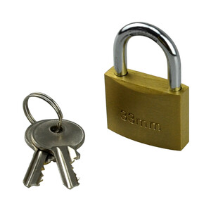 Imagen de Candado de latón de 35 milímetros, nivel seguridad 2, PRODUCTO ALCAMPO.